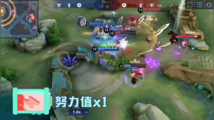 甄姬旋转跳跃闭着眼