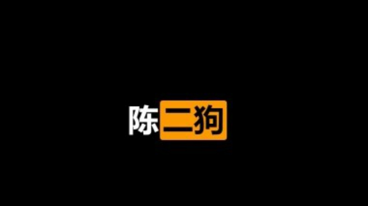 【狗贼的日常 年终篇】陈 二 狗