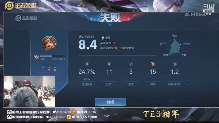 【2021-02-23 21点场】TES湘军：巅峰高者话事