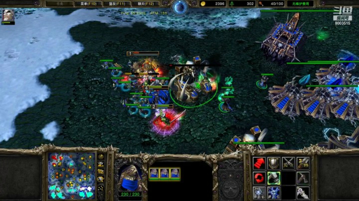 死亡狼骑冲我家！不死族被猥琐！吵架还很厉害的对手！1V6新手国服