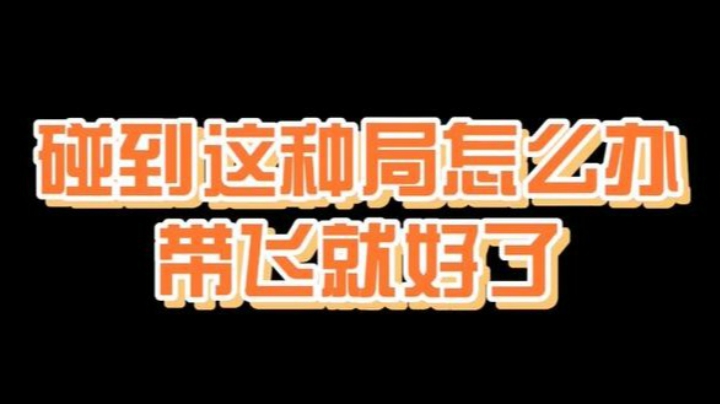 碰到这种局怎么办？带飞就好了！