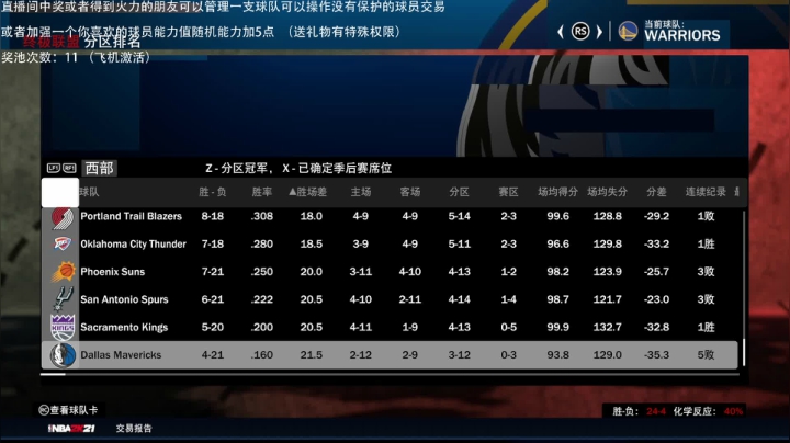 【2021-02-20 00点场】喝不完的可乐：小乐：NBA2K21大联盟第六赛季