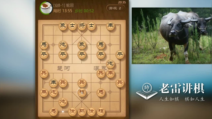 左叠炮，杀伤力巨大呀，你可以跟老雷学一学，非常非常的厉害！