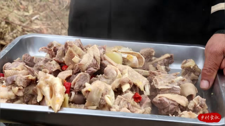 《乡村老流氓美食记》86_养一年的鹅拿来开荤，做“铁锅炖大鹅”，老婆啃着鹅腿，越吃越香