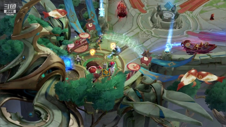 我在斗鱼看林蒙m直播王者荣耀