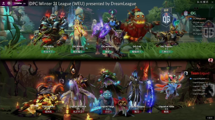 DPC 欧洲区 OG vs Liquid BO3 第二场 2.28