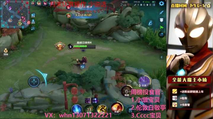 【2021-02-26 18点场】大魔王小楠：国服女娲巅峰赛开冲