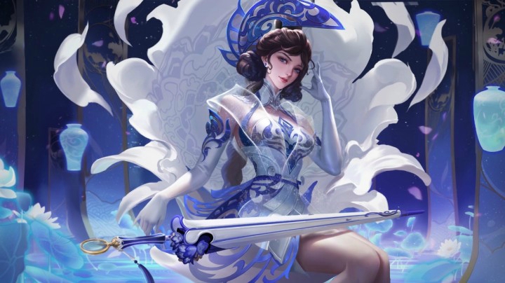 露娜秒杀新皮肤，她是一位能与瓷器共鸣的女神鉴宝家！