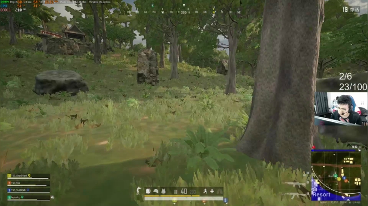 我在斗鱼看pigff直播绝地求生