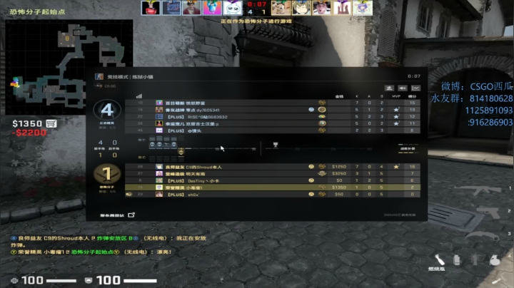 【2021-03-02 13点场】CSGO西瓜：西瓜：5e上上分丶