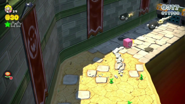 马力欧3D世界全收集攻略  2-坦克