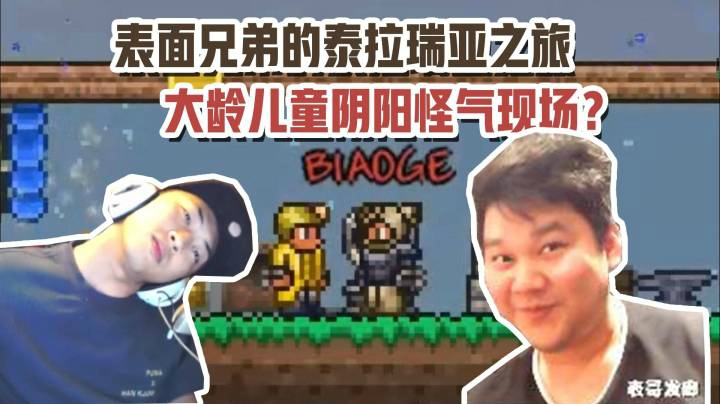 【主播杨树&尐表哥】表面兄弟：大龄儿童的泰拉瑞亚阴阳怪气之旅