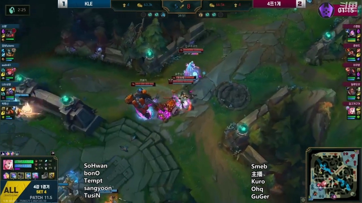 韩国ALL PS-3.10-半决赛4P 1G vs. KLE BO5（下）