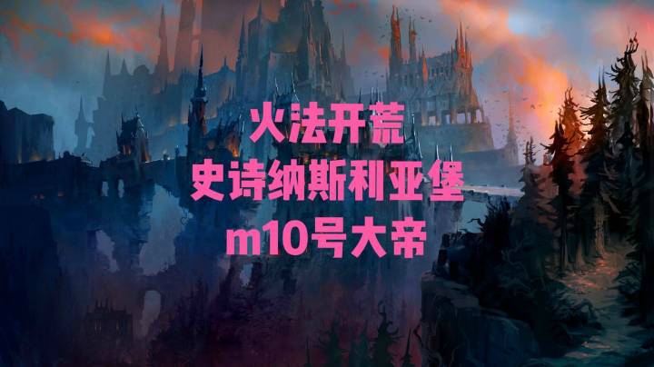【小草莓】火法视角 开荒M大帝 史诗纳斯利亚堡/当内场fs进错门QAQ