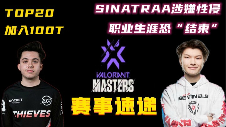 《Valorant赛事速递》--新浪哥涉嫌性侵？职业生涯恐结束？-CSGO TOP20转瓦！3月12日大师赛正式开打