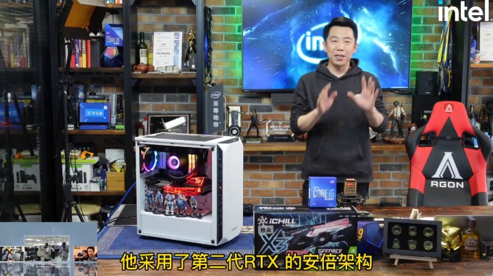 装一台RTX3060的白色电脑主机