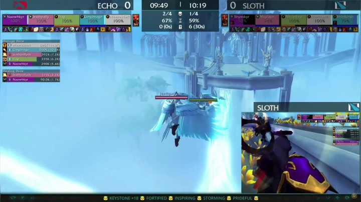 MDI 杯赛四 DAY1 ECHO vs SLOTH 顶级凋魂表演