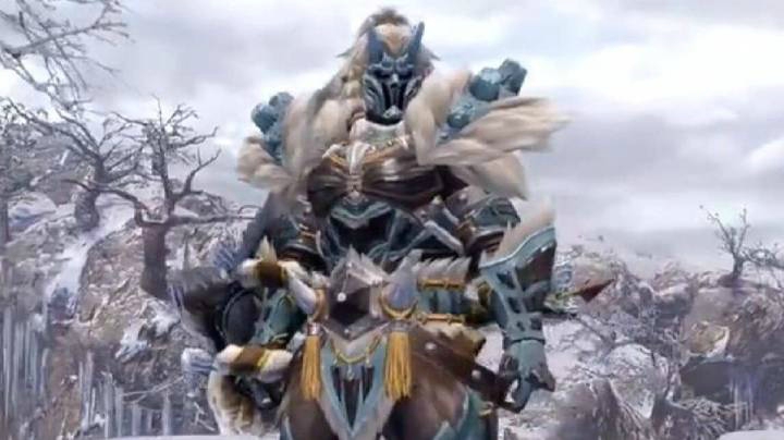 《怪物猎人:崛起》雪鬼兽装备套装展示