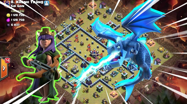 部落冲突：天女雷龙，天女猪矿