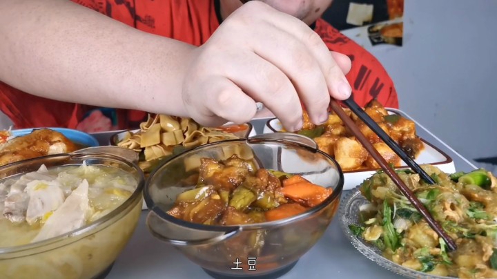 外卖.鸡腿 土豆拌茄子 日本豆腐  地三鲜  酸菜白肉