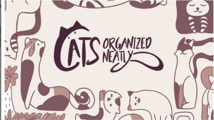 Cats Organized Neatly