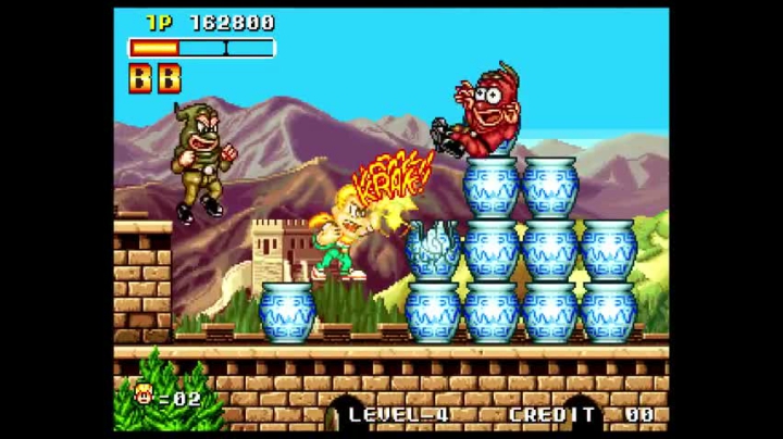 【街机游戏回顾】强尼大冒险 通关视频 Spin Master Arcade