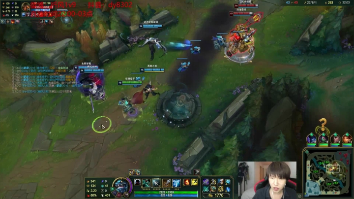 【2021-03-20 22点场】祈风1v9：国服第一VN！一个打八百多个！