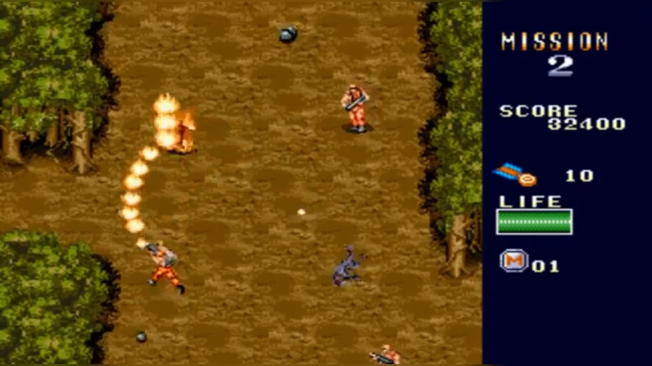 【MD游戏回顾426】战场之狼 通关视频 Mercs Original Mode Completed