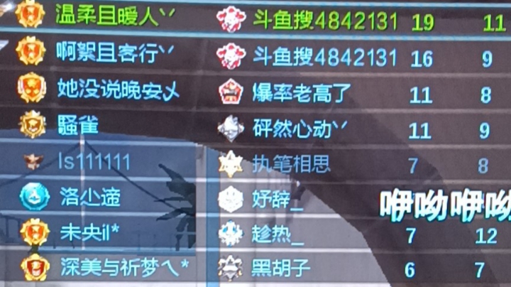 不负遇见，技术不重要，重要的是在一起游戏的开心