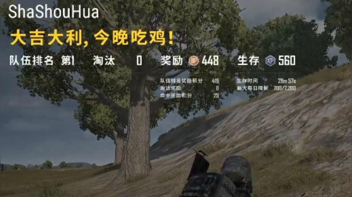 斗鱼丶华仔：0杀吃鸡，给我一个人头不好吗？