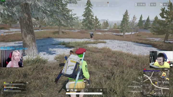 我在斗鱼看pigff直播绝地求生