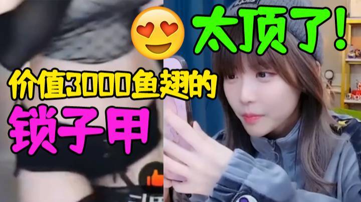 【周淑怡】太顶了！价值3000鱼翅的锁子甲，我看舒服了！