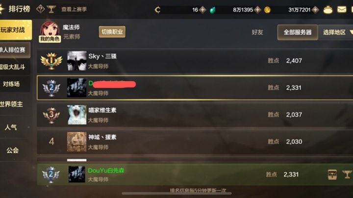 神装元素pk
