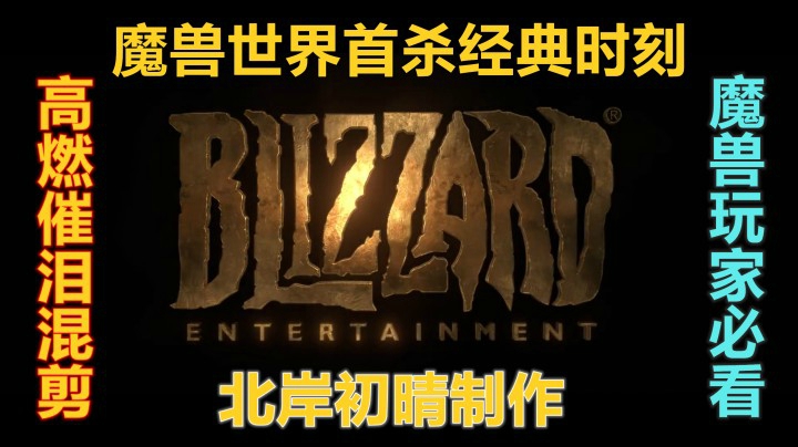 【高燃催泪混剪】魔兽世界首杀经典时刻 前方高能 魔兽玩家必看 此生无悔入魔兽 纪念我们逝去的青春