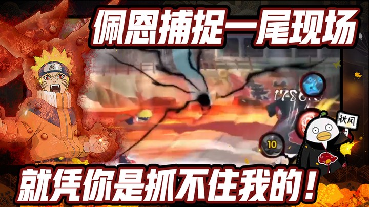 【ice秋风】火影忍者秋风，佩恩捕捉一尾现场，就凭你是抓不住我的！