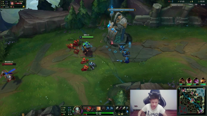 【2021-04-01 00点场】douyu丶松子：蛮王：版本T0 选到=包赢！