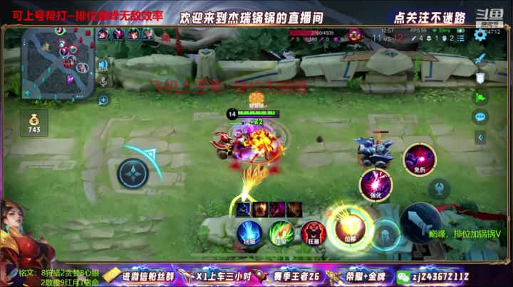 芈月带粉五排极限操作