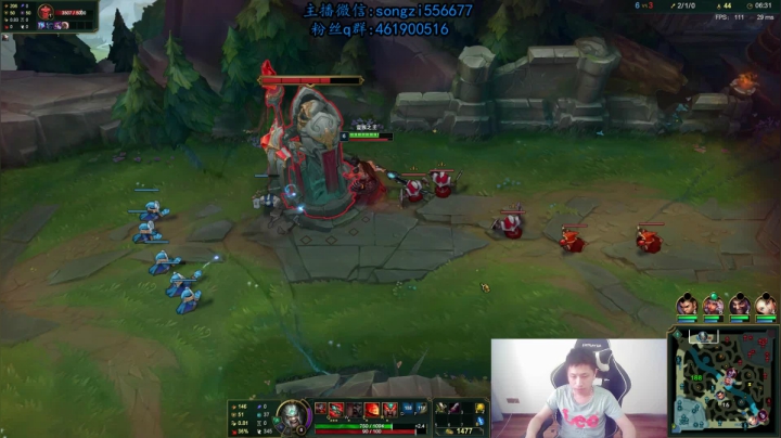 【2021-04-02 08点场】douyu丶松子：蛮王：版本T0 选到=包赢！