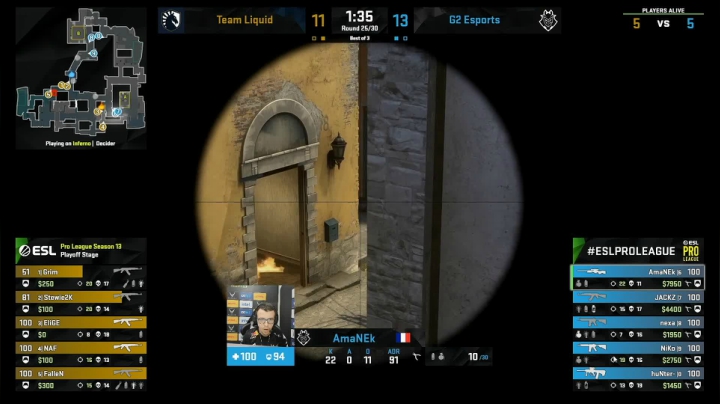 【2021-04-03 04点场】CSGO解说爱华：【爱华】EPL直播 液体 vs G2