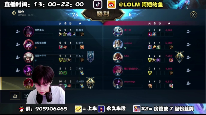 【2021-04-02 15点场】阿短的鱼：赛季最后一天水友冲鸭！！！