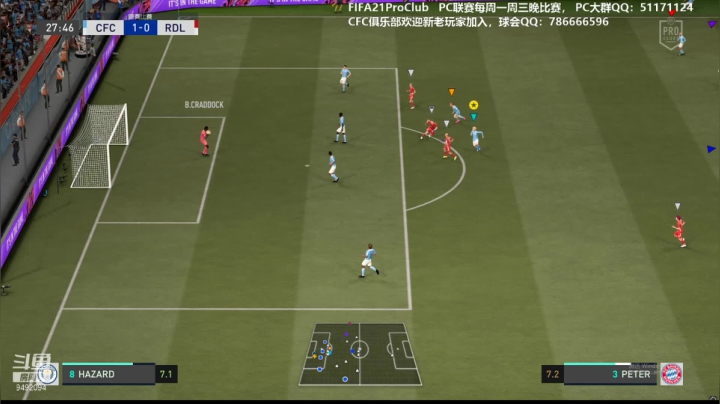 【2021-04-04 20点场】RainHazard：CFC俱乐部 FIFA Pro Club