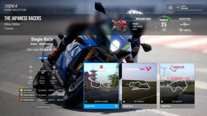 Ride 4  The Japanese Racers   Suzuki RGV 250