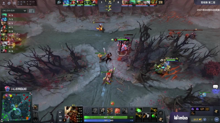 2021 i联赛 小组赛 RNG vs Elephant BO3 第三场 4.6
