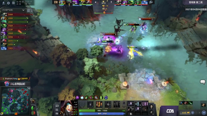 2021 i联赛 小组赛 RNG vs Elephant BO3 第二场 4.6