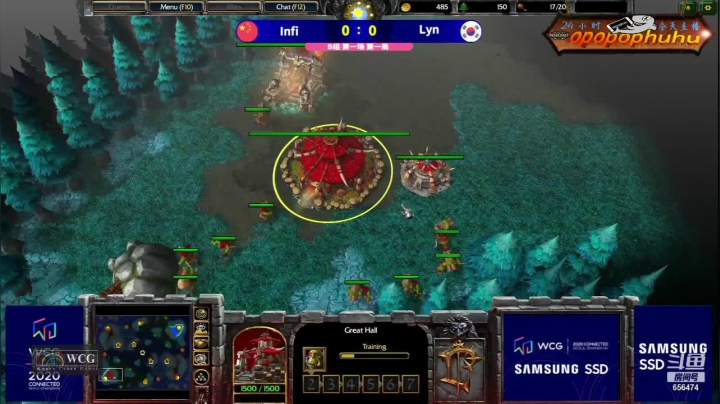 【魔兽争霸】opopophuhu的精彩时刻 20210407 09点场