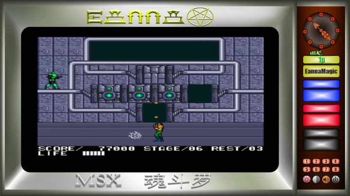[直播片段]MSX版拥有水下八关的魂斗罗1代-全Boss战