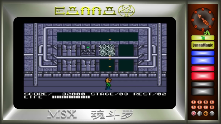 [直播]MSX版拥有水下八关的魂斗罗1代-第三关