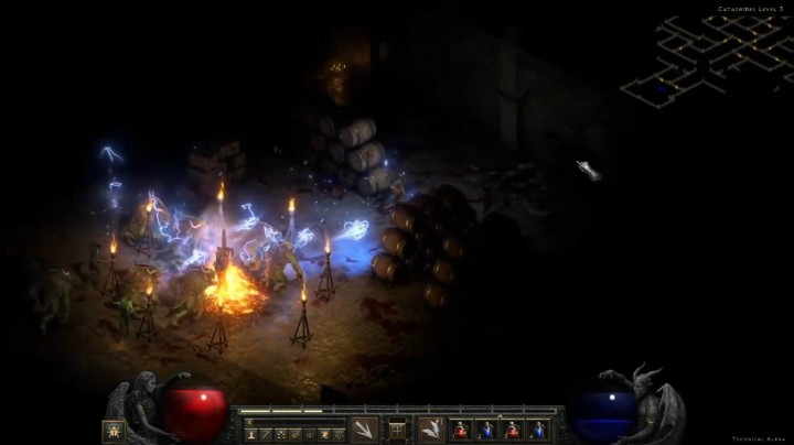 《暗黑破坏神2：重制版》A测实机演示-魔法师