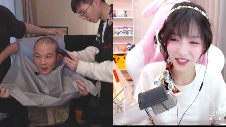 【2021-04-11 17点场】叶知秋Vanessa：叶知秋：明天要剪刘海！！