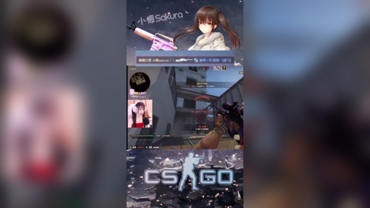 【csgo】换了个bgm好像就不是那么回事了。。真实的樱樱子go